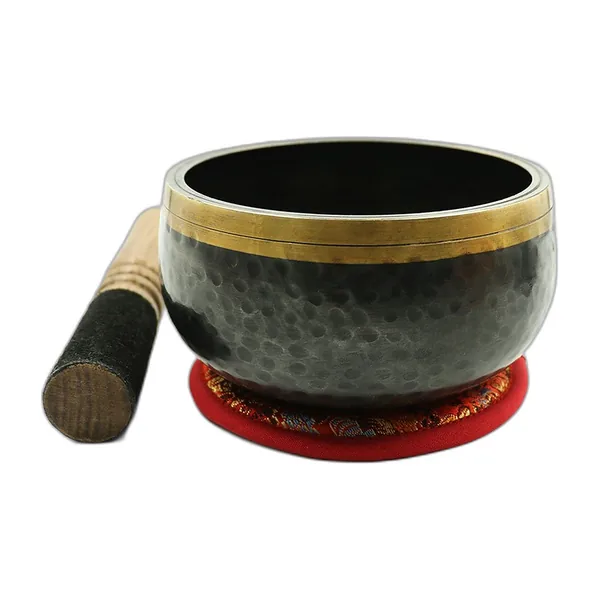 Bol sonore martelé 12,5 cm, avec maillet et coussinet — vue 2