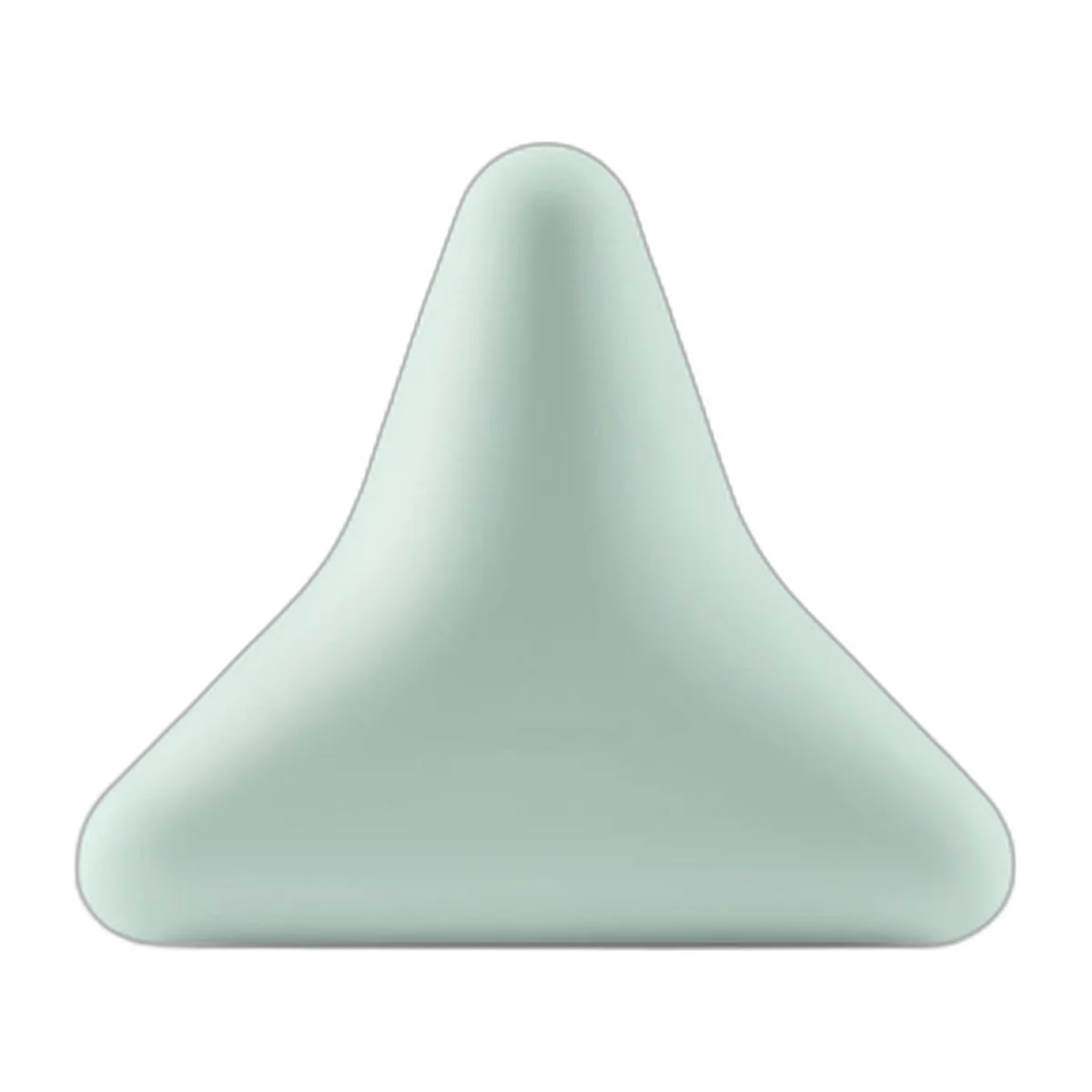 Cône de massage en silicone vert sauge, quatre pointes
