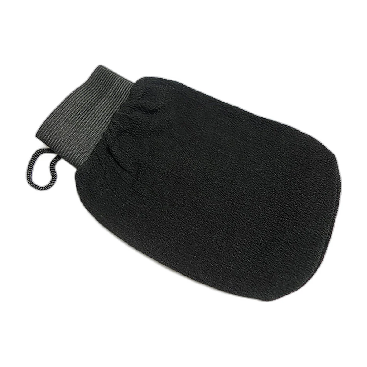 Gant exfoliant kessa noir avec poignet élastique