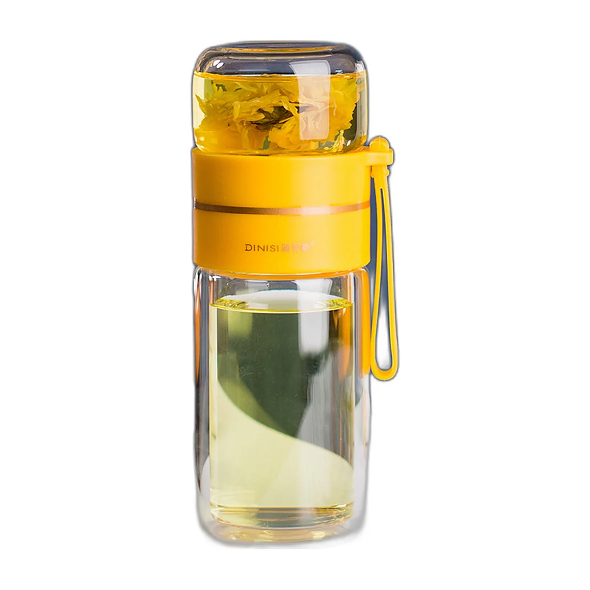 Gourde à thé en verre double paroi avec filtre inox, 400 ml — photo 4 sur 6