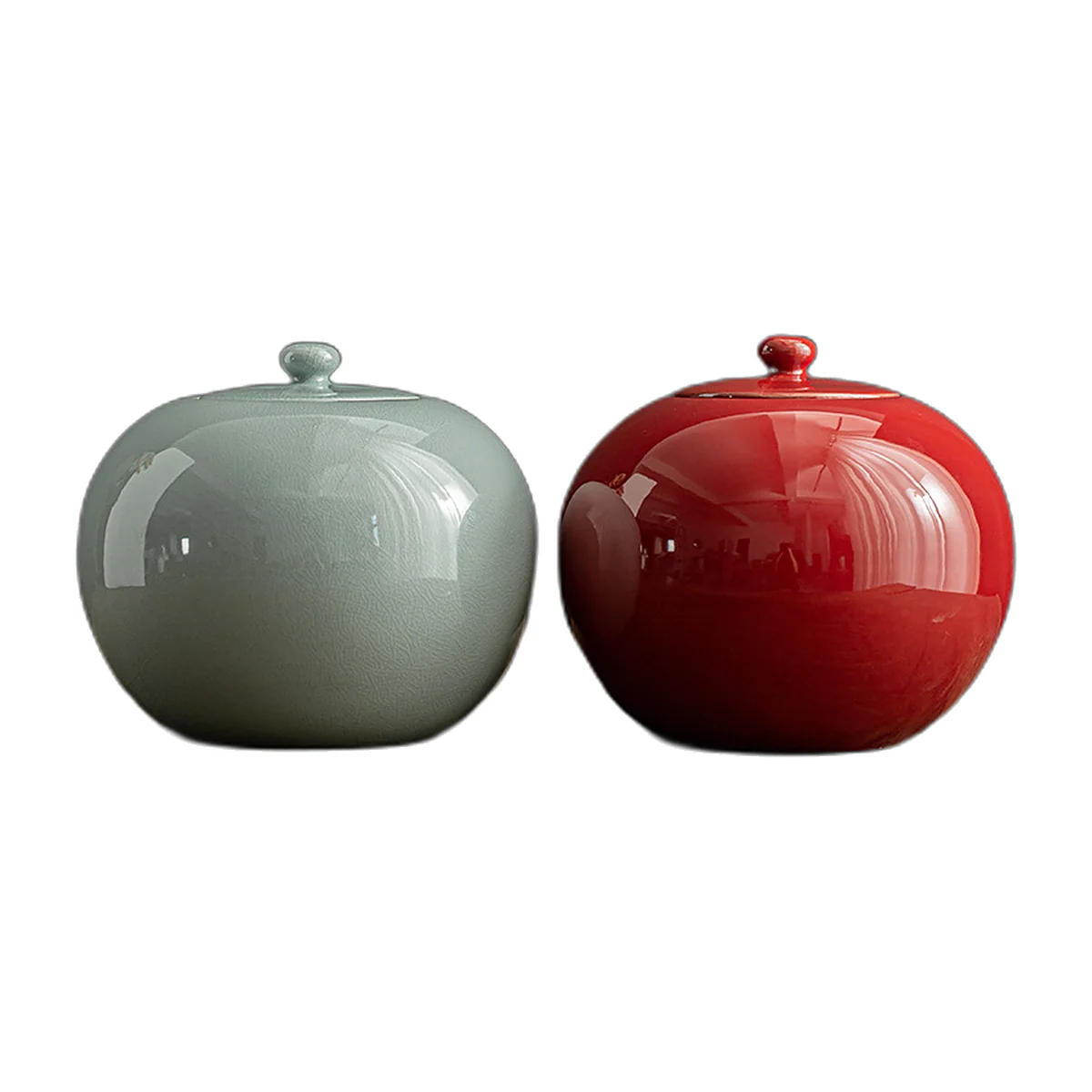 Grande jarre à thé en porcelaine émaillée, 3,8 litres — photo 5 sur 5