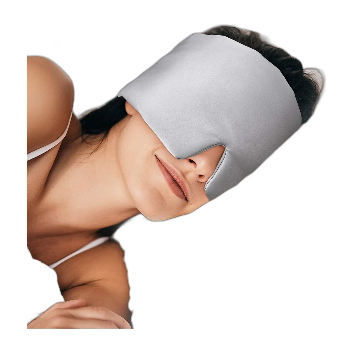 Masque de sommeil enveloppant effet satin — photo 2 sur 2