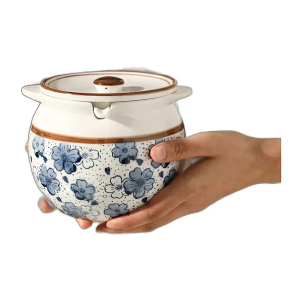 Pot en céramique à couvercle 700 ml, pour ghee ou épices — vue 4