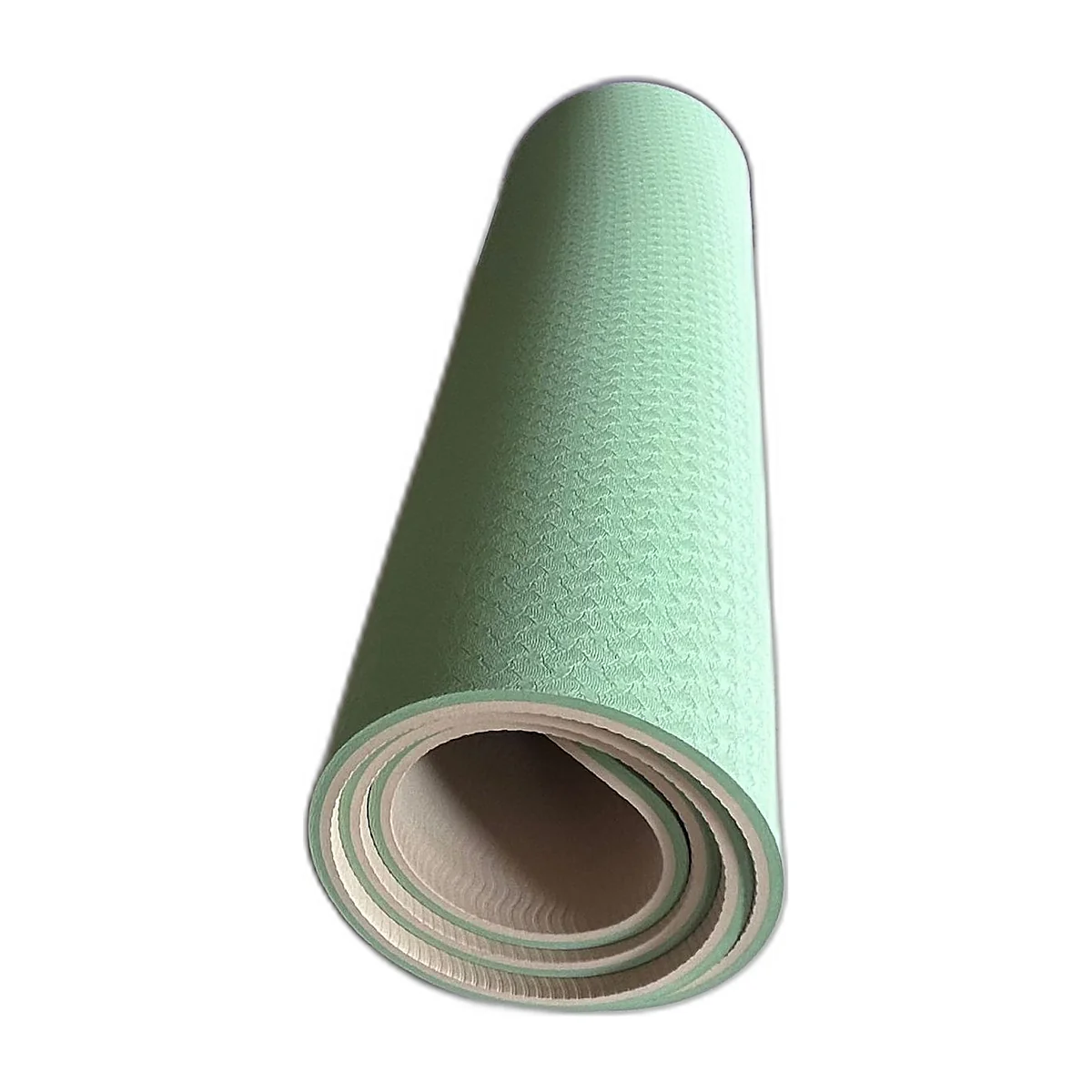 Tapis de yoga TPE bicolore 6 mm, 183 × 61 cm — photo 5 sur 5